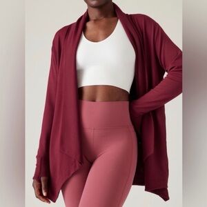 Athleta Pranayama Restore Wrap Cardigan-M